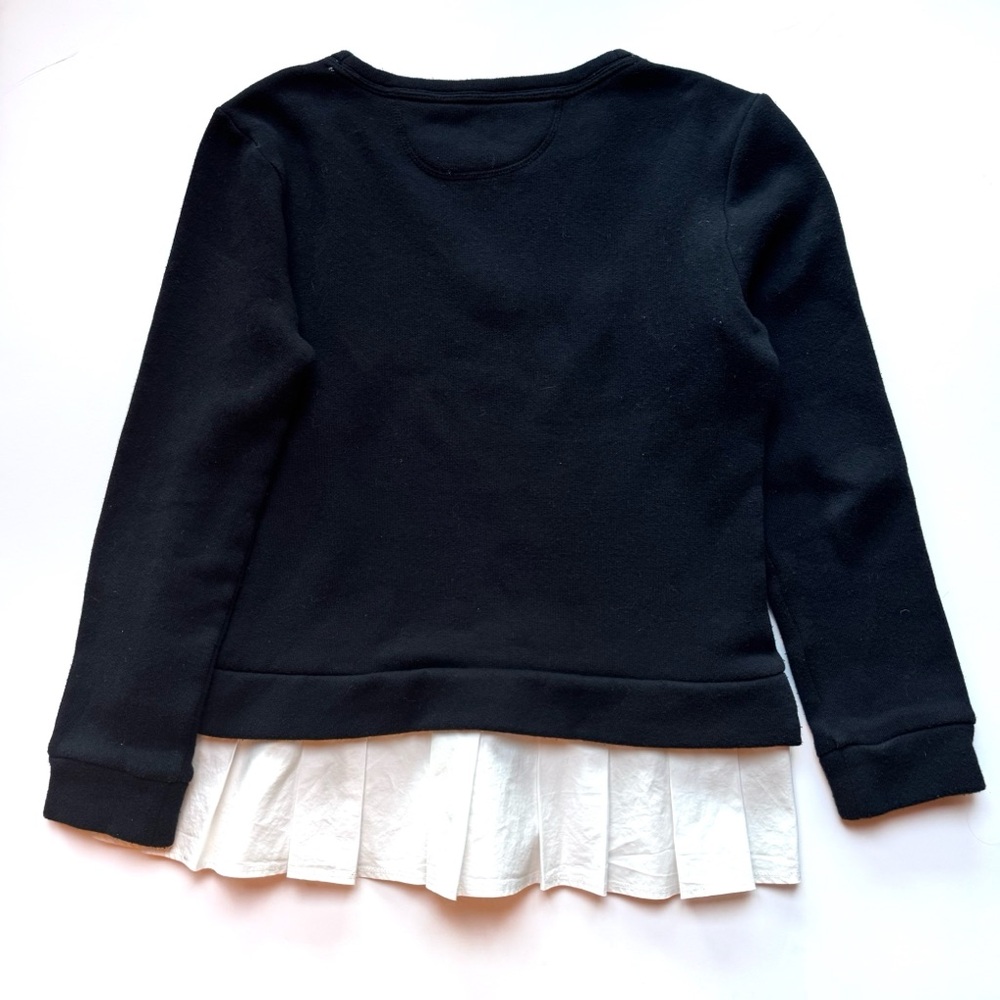 Calvin Klein pleated hem sweatshirt